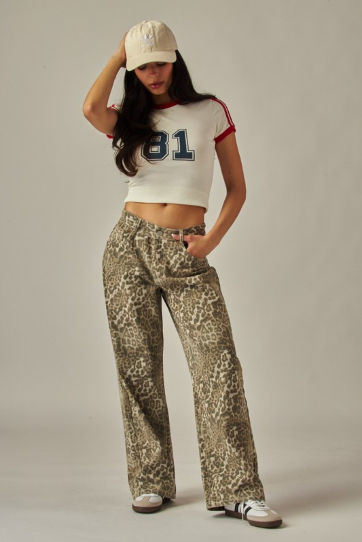 Leopardo Fade jean