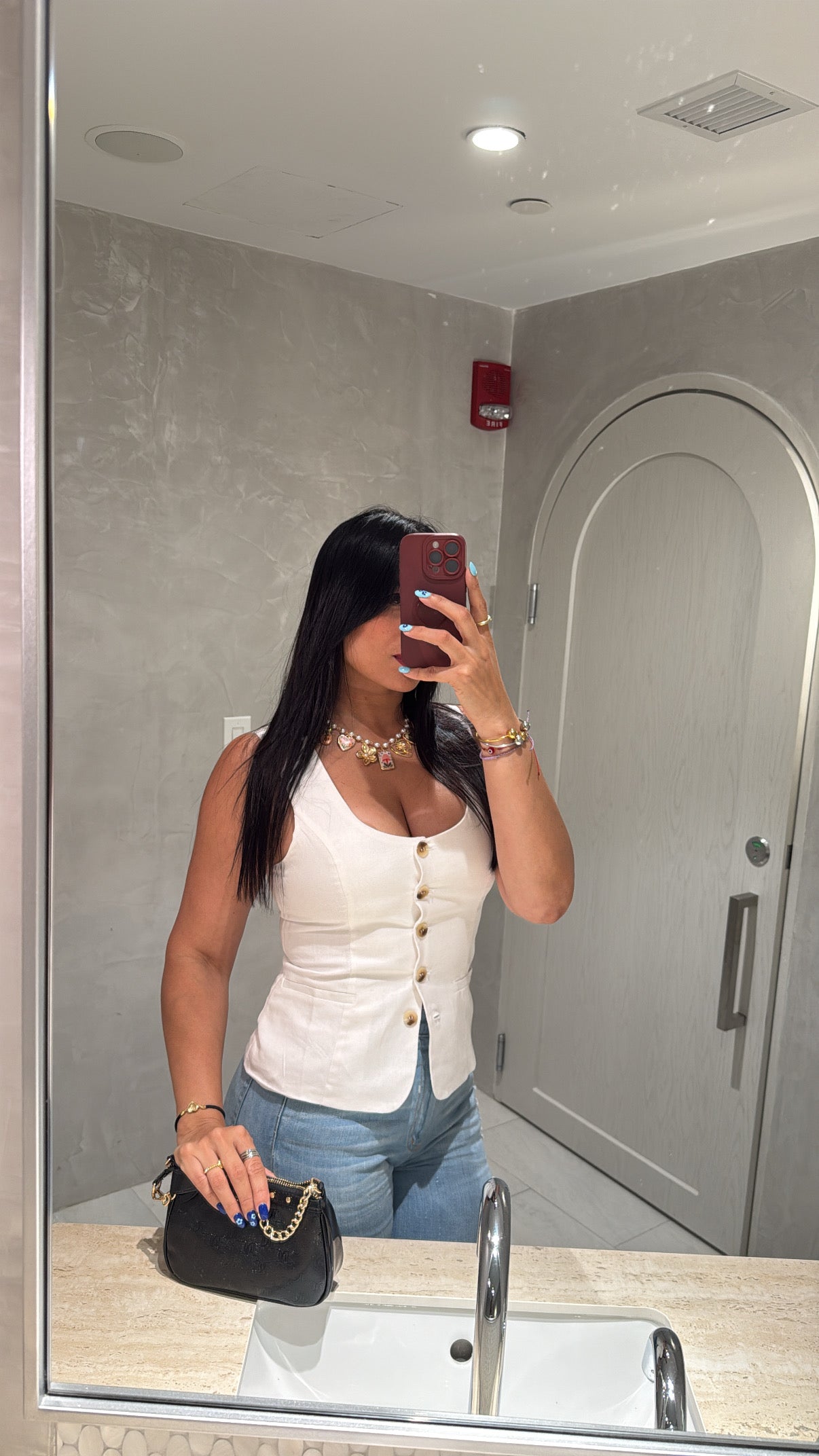 Marbella Linen Top