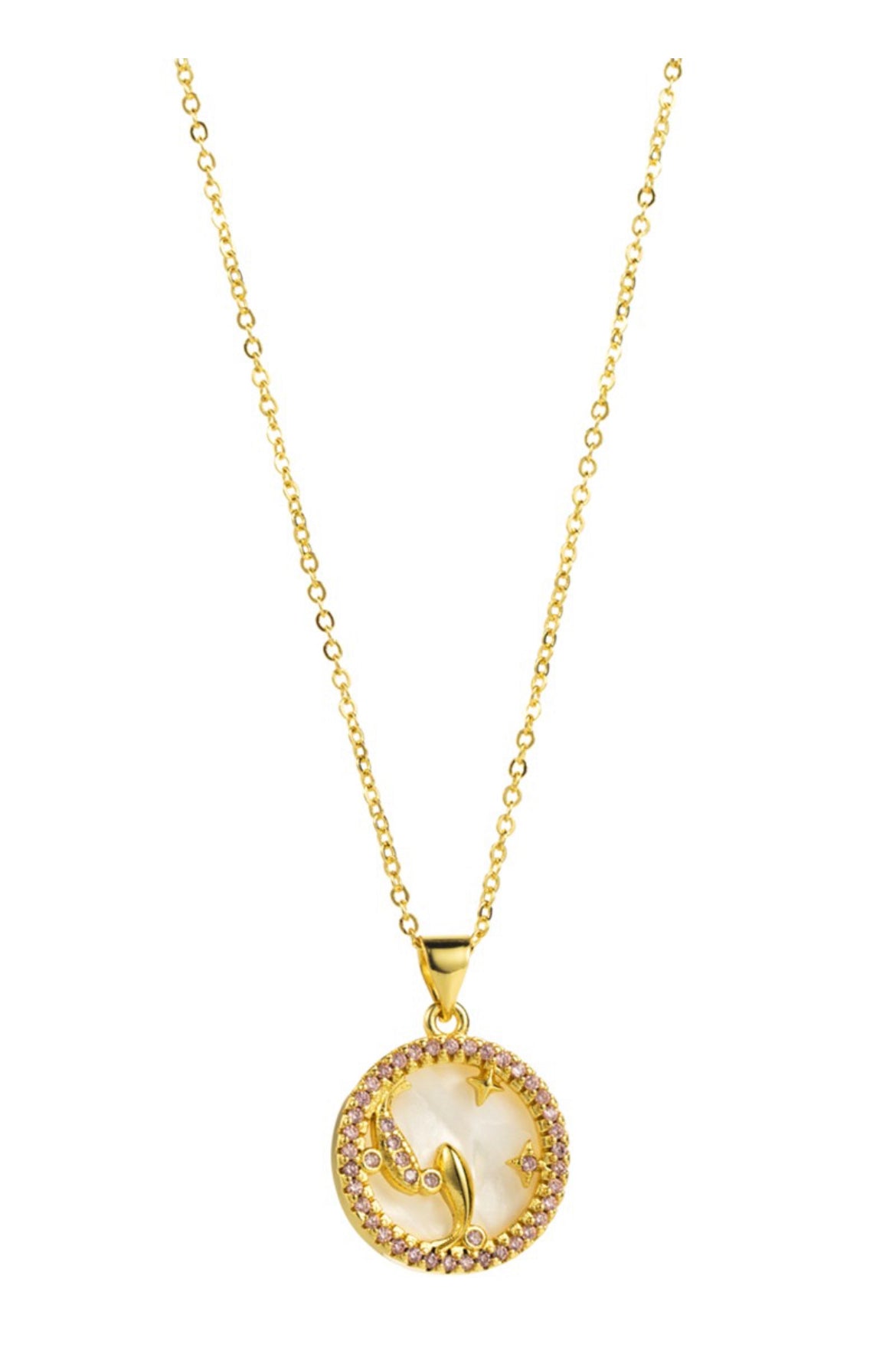 Zodiac Sign Pendant Necklace