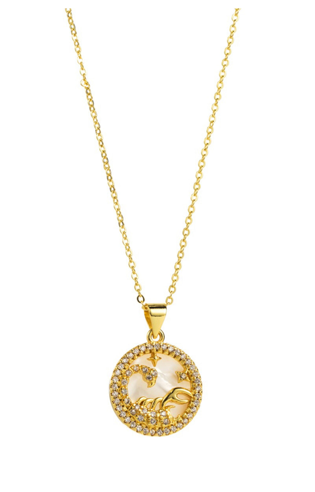 Zodiac Sign Pendant Necklace