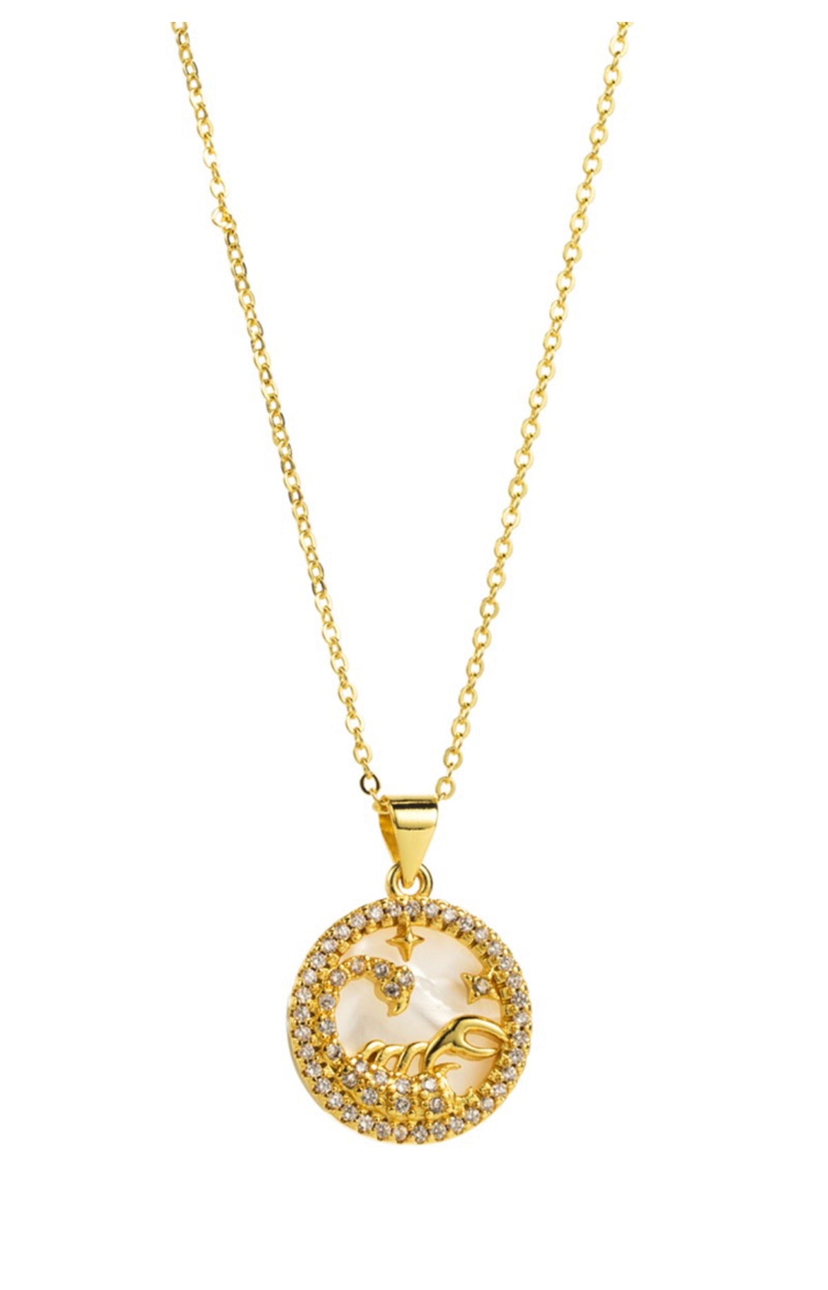 Zodiac Sign Pendant Necklace