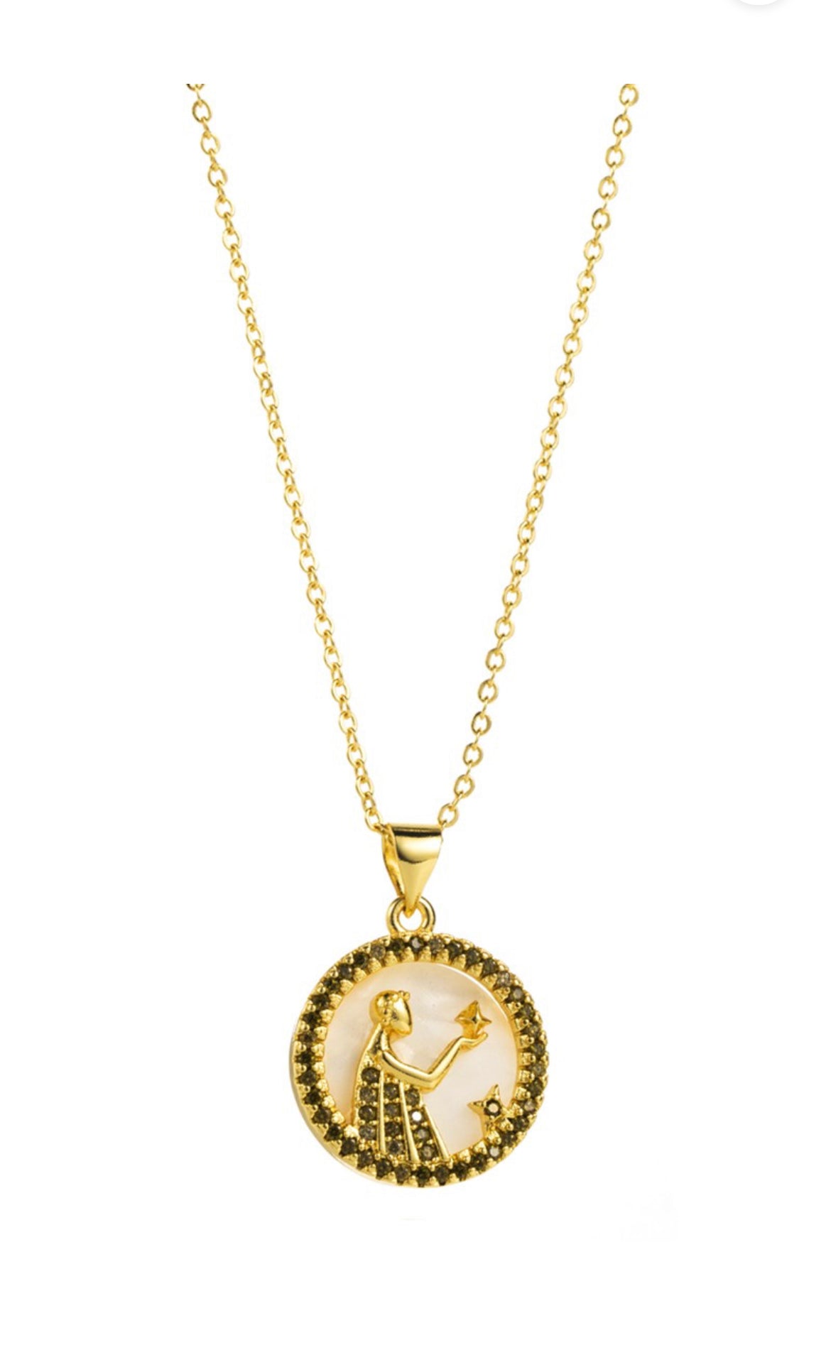 Zodiac Sign Pendant Necklace
