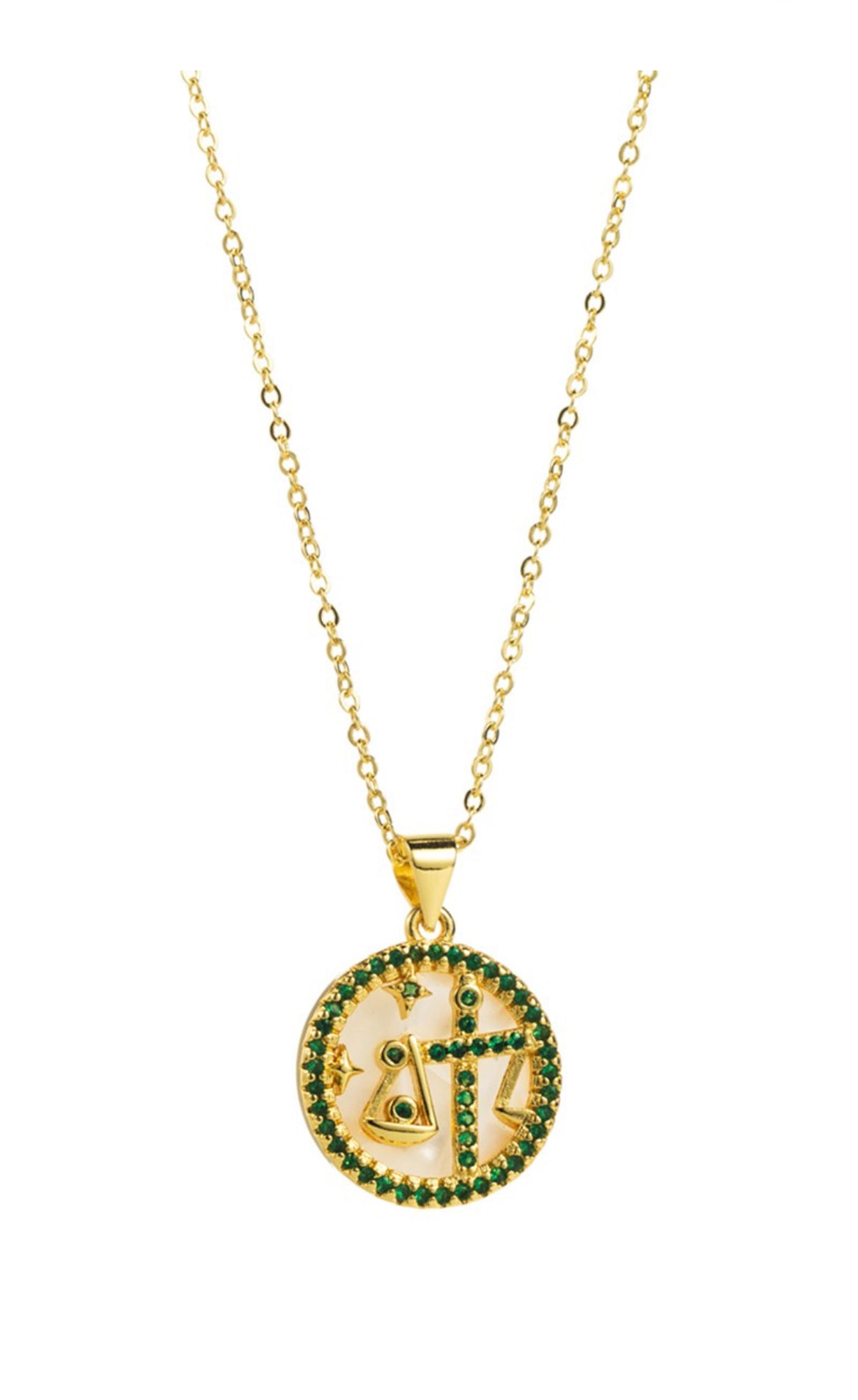 Zodiac Sign Pendant Necklace