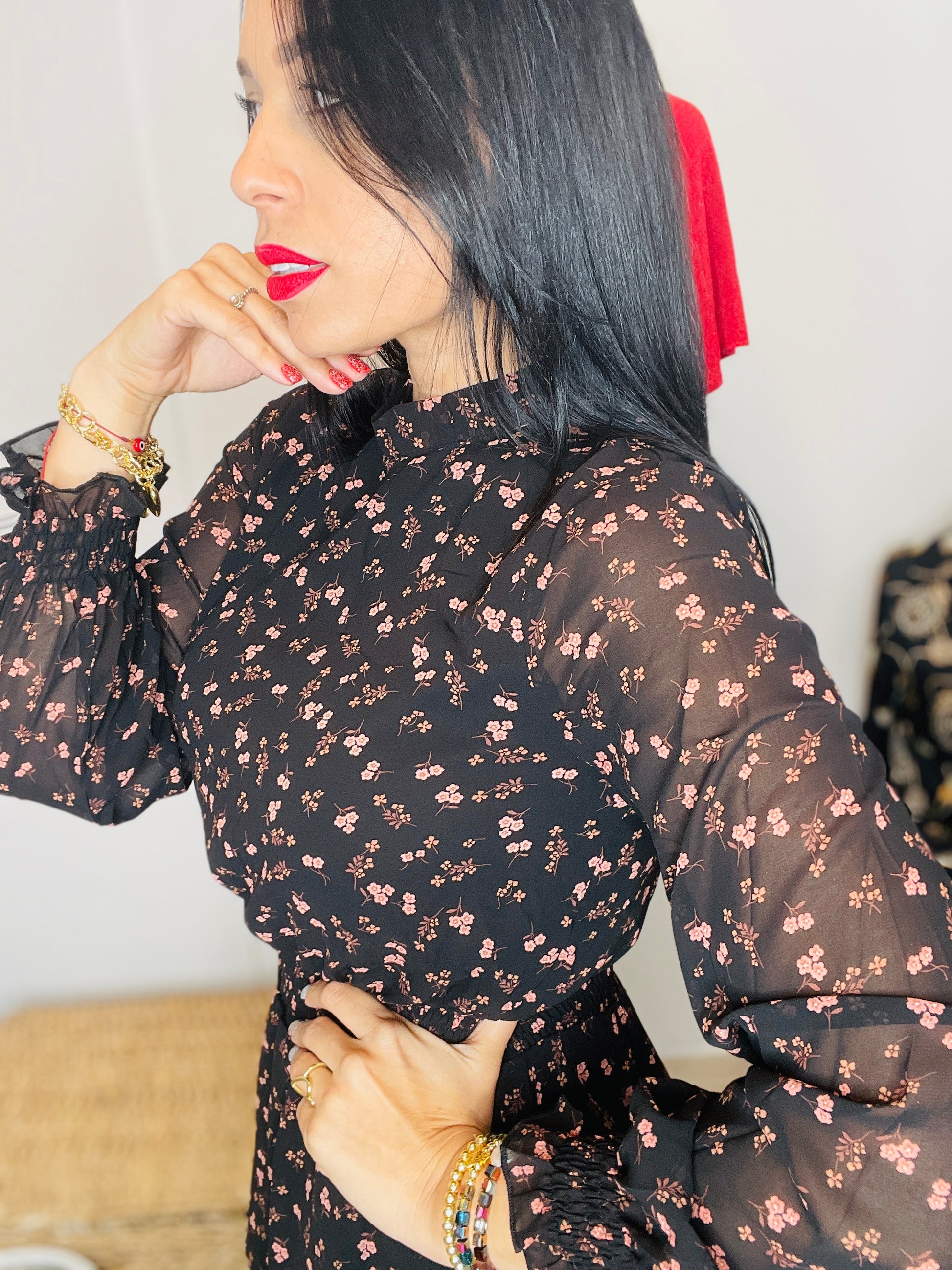 Floral midi Dress